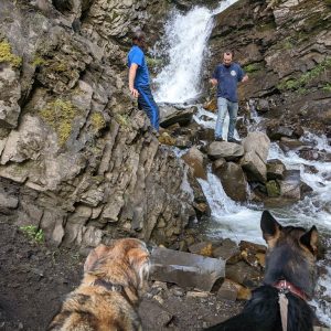 Nick, Bella, Roux & Myself by the waterfall